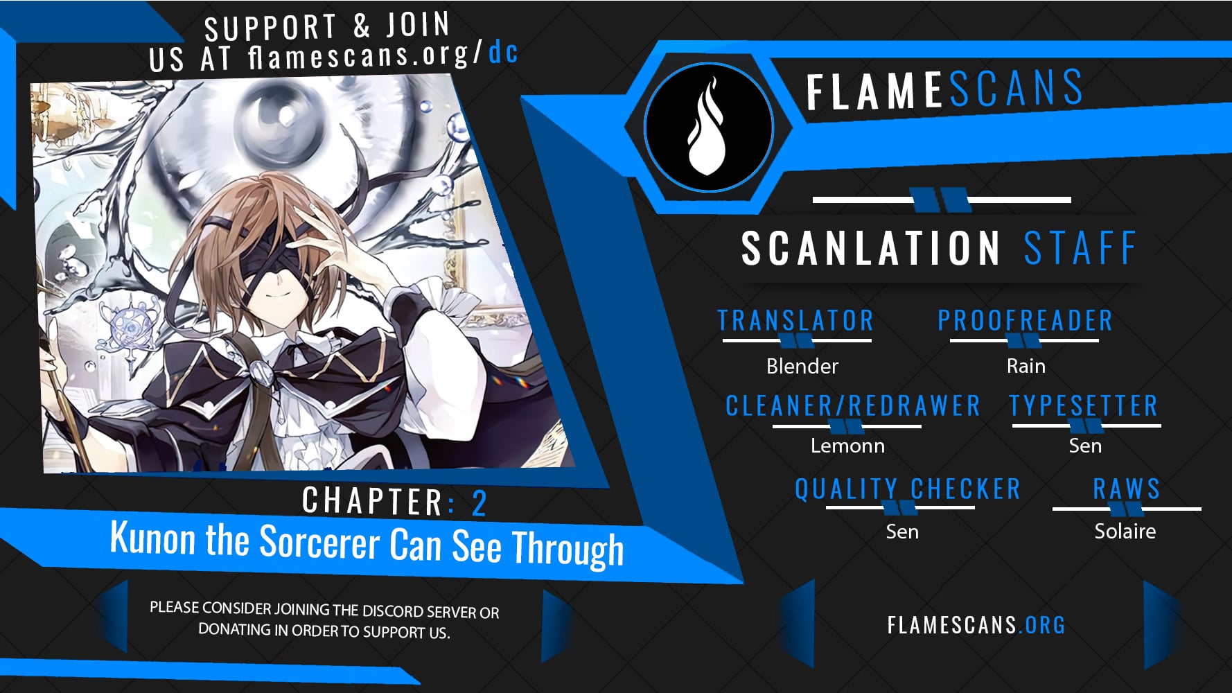 Read Kunon the Sorcerer Can See ENGLISH Manga Online