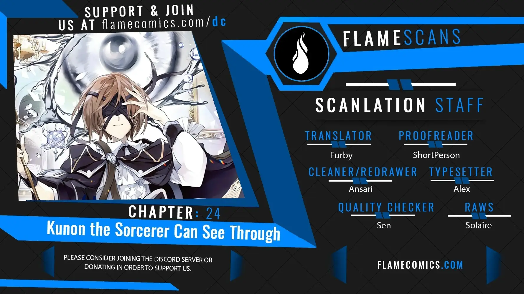 Read Kunon the Sorcerer Can See ENGLISH Manga Online