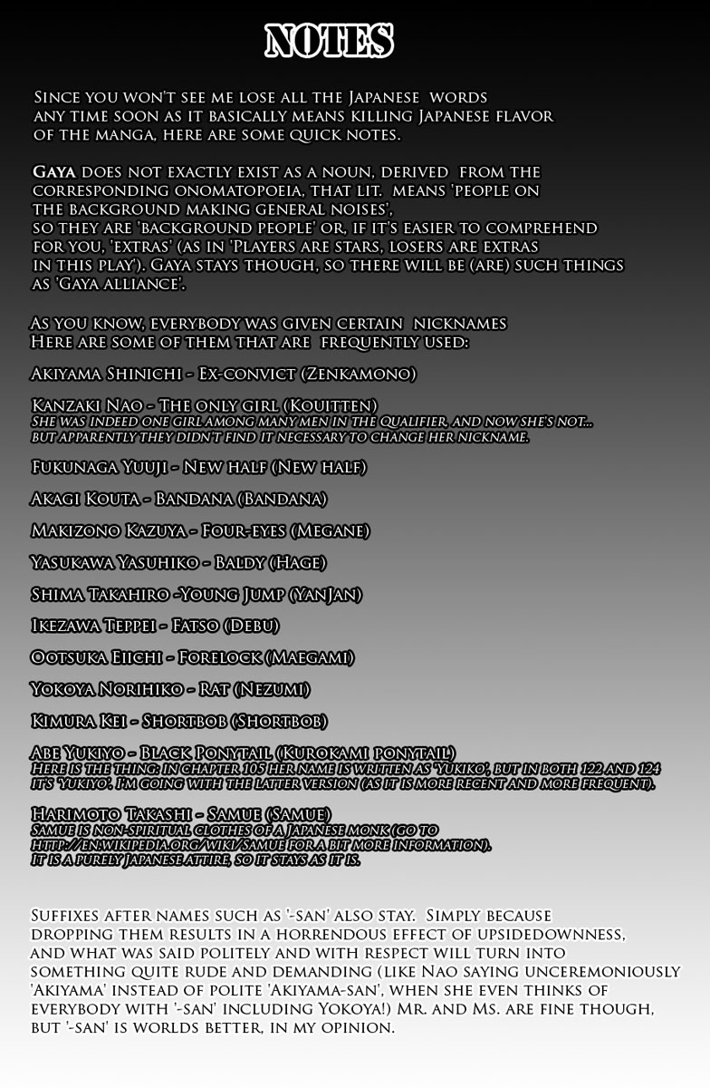 Read Liar Game ENGLISH Manga Online