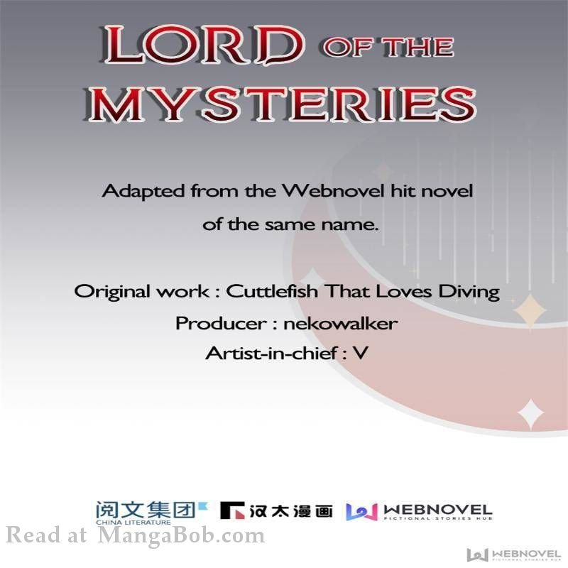 Read Lord of the Mysteries ENGLISH Manga Online