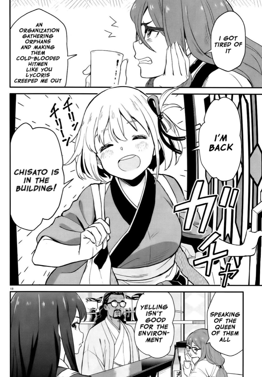 Read Lycoris Recoil ENGLISH Manga Online