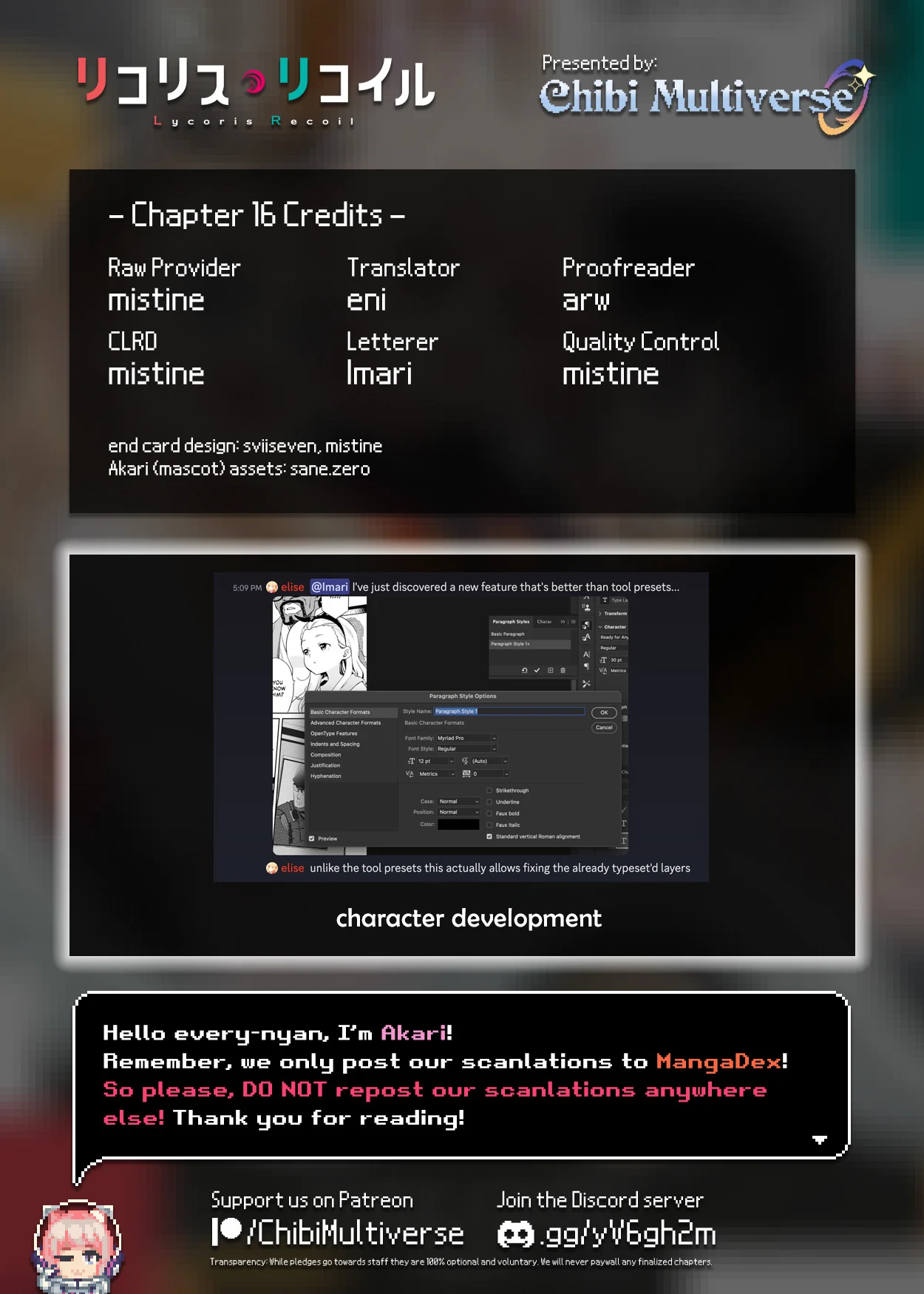 Read Lycoris Recoil ENGLISH Manga Online