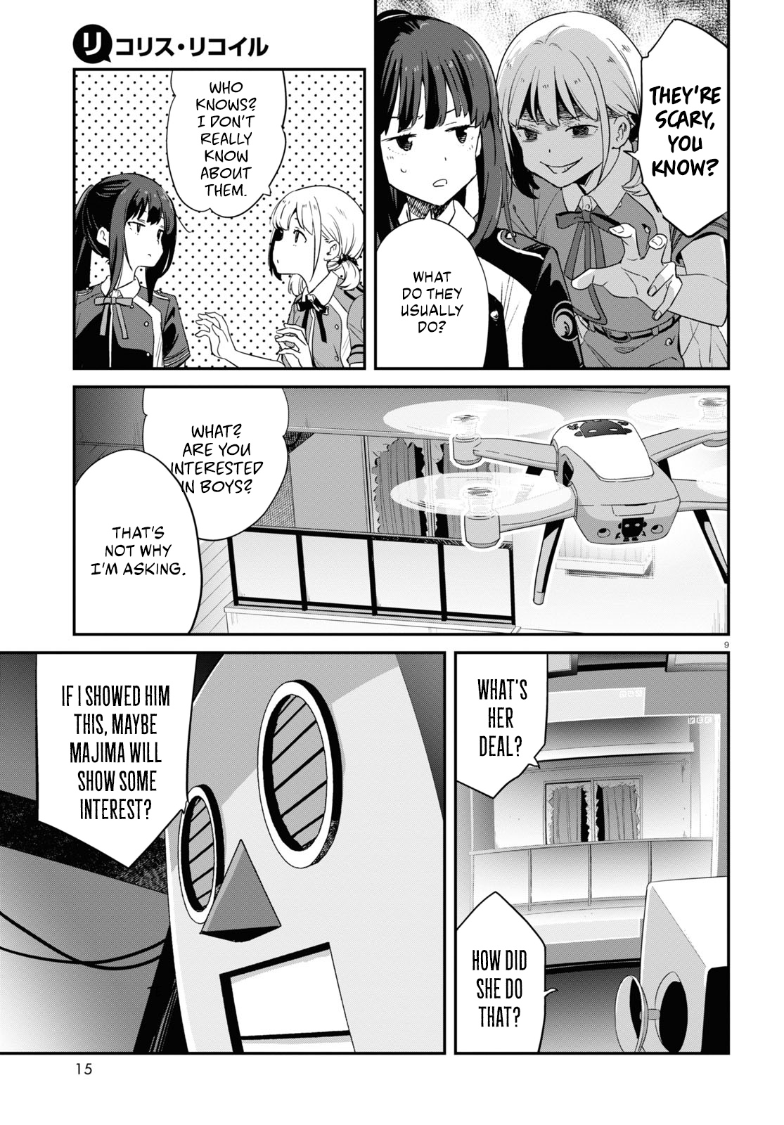 Read Lycoris Recoil ENGLISH Manga Online