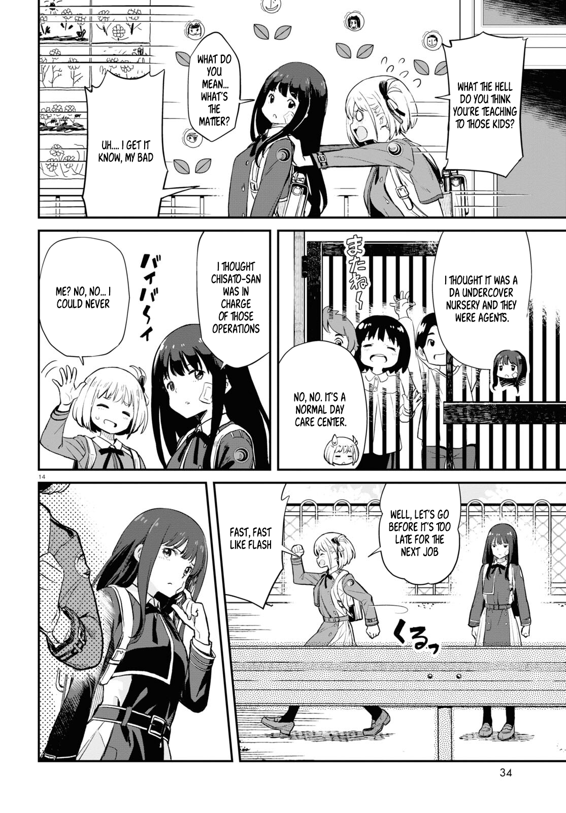 Read Lycoris Recoil ENGLISH Manga Online