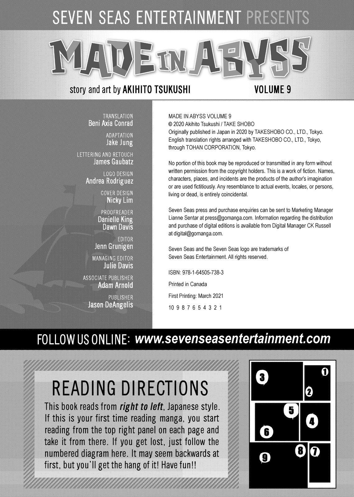 Read Made in Abyss ENGLISH Manga Online