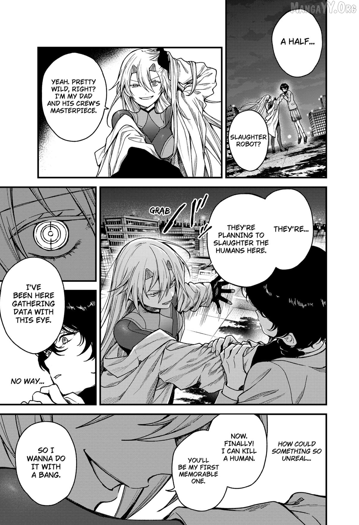Read Manaka the Human and the Slaughter Robot ENGLISH Manga Online