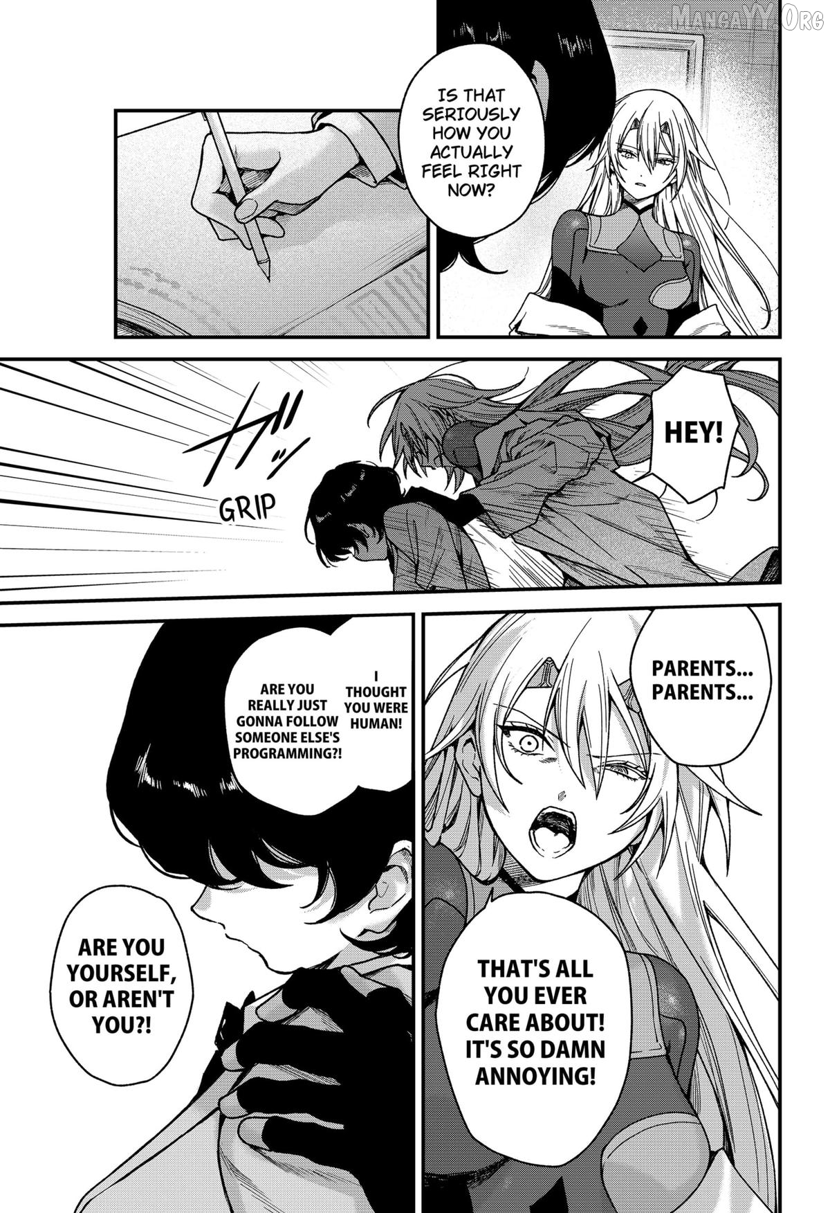 Read Manaka the Human and the Slaughter Robot ENGLISH Manga Online