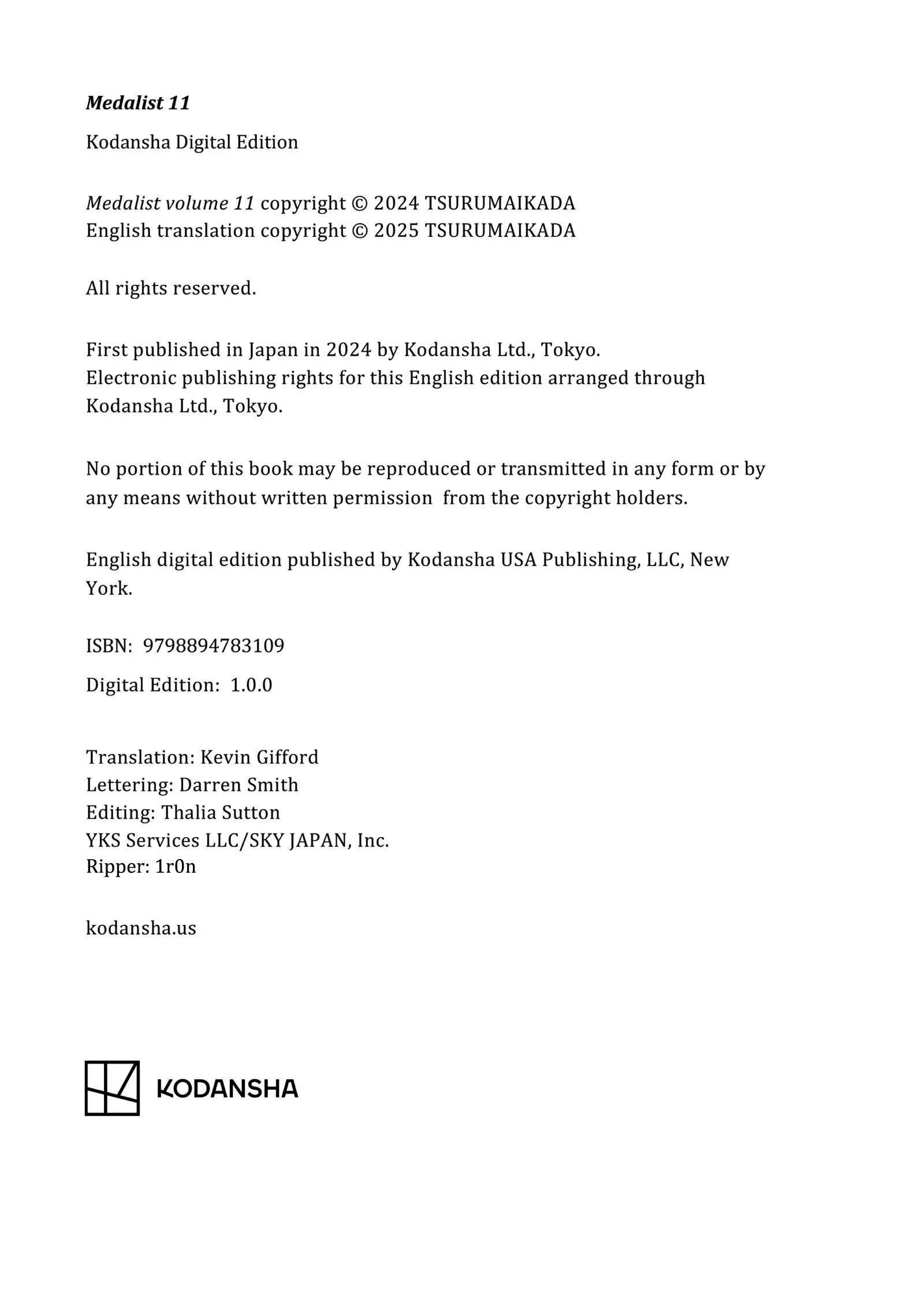 Read Medalist ENGLISH Manga Online