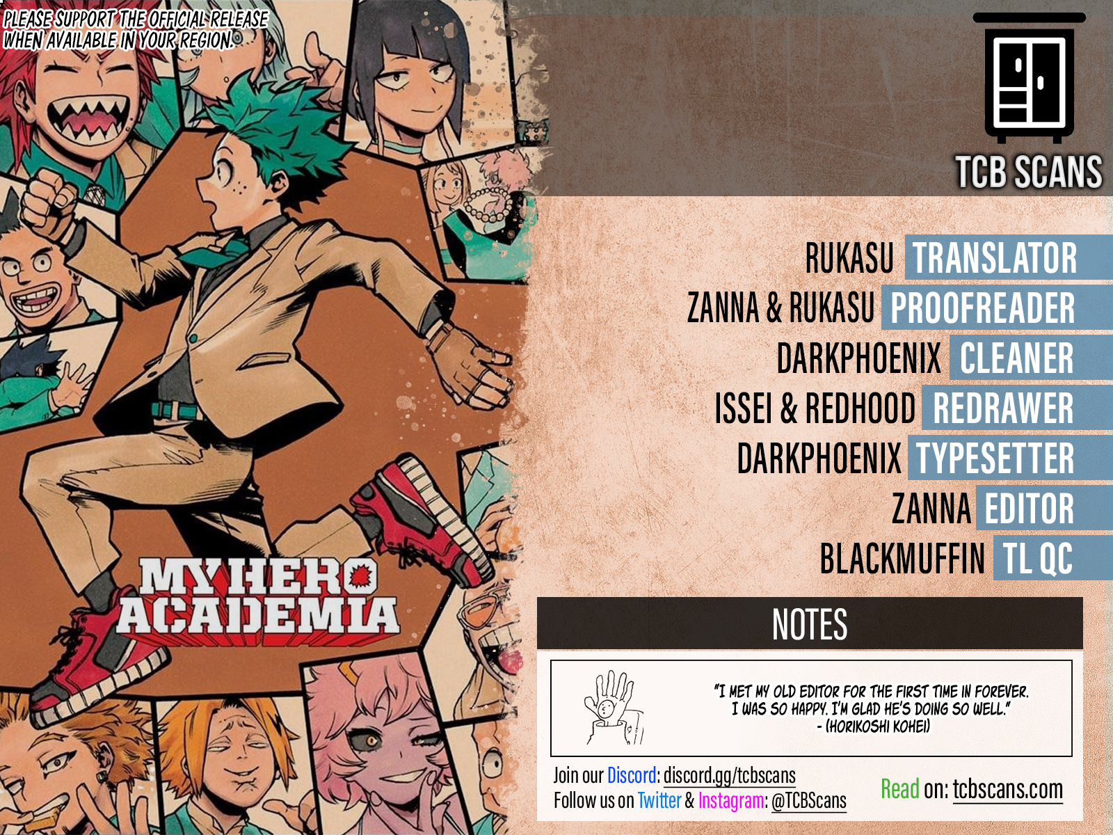 Read My Hero Academia ENGLISH Manga Online