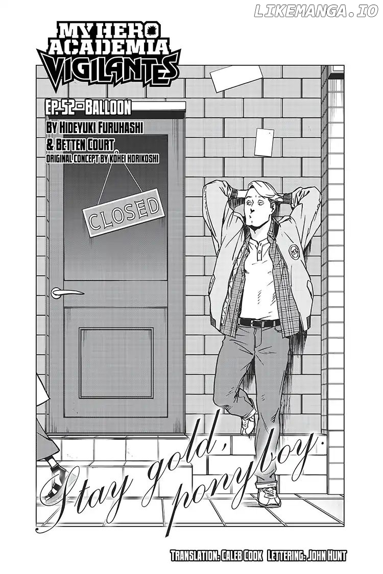 Read My Hero Academia Vigilantes ENGLISH Manga Online