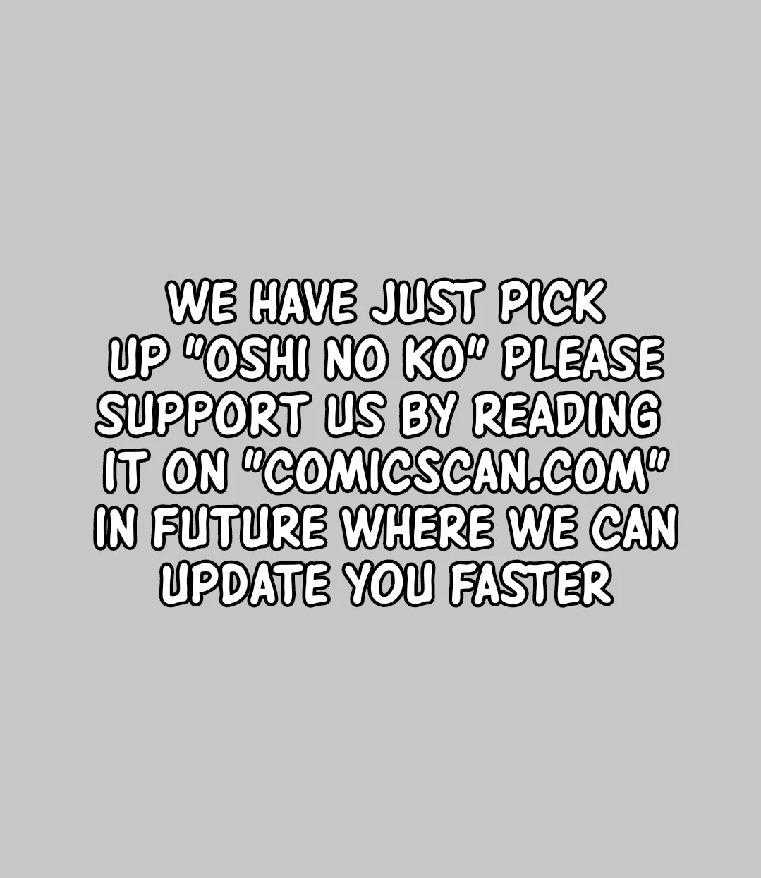 Read Oshi no Ko ENGLISH Manga Online