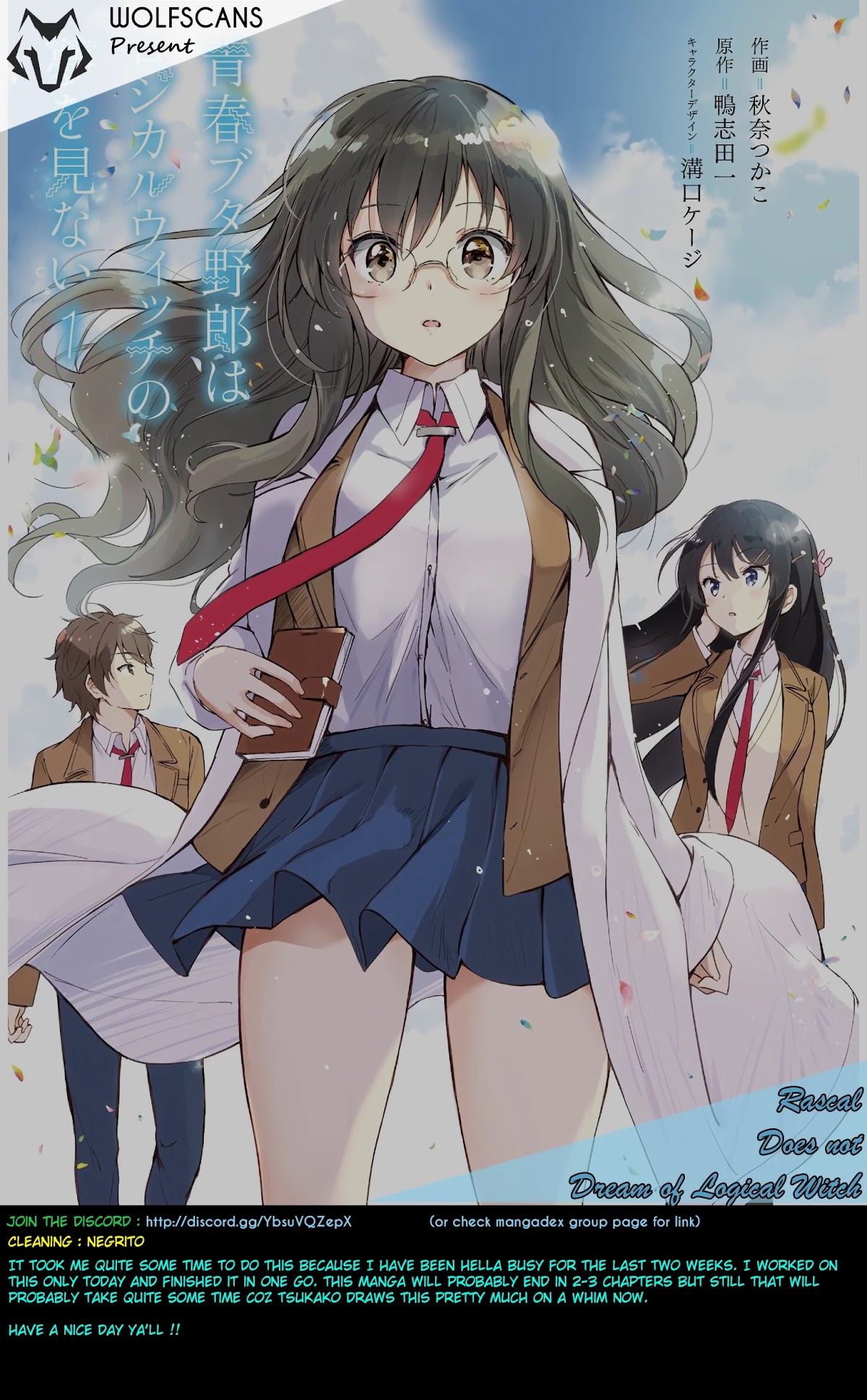 Read Rascal Does Not Dream of Logical Witch ENGLISH Manga Online