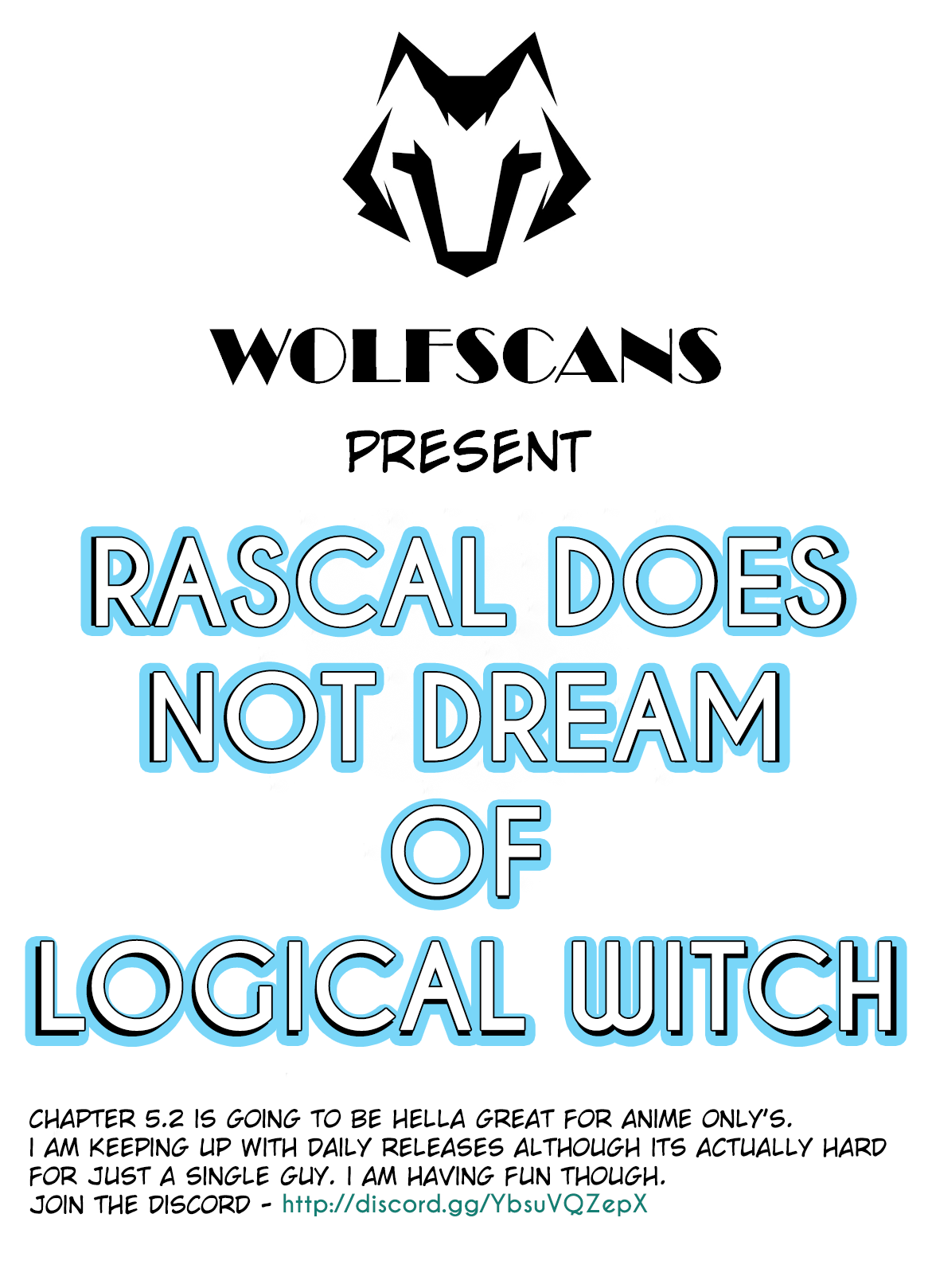 Read Rascal Does Not Dream of Logical Witch ENGLISH Manga Online