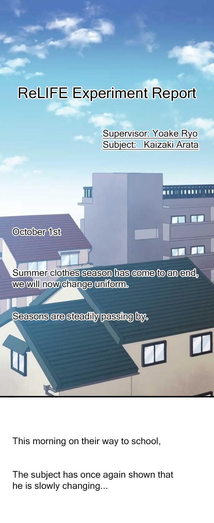 Read ReLIFE ENGLISH Manga Online