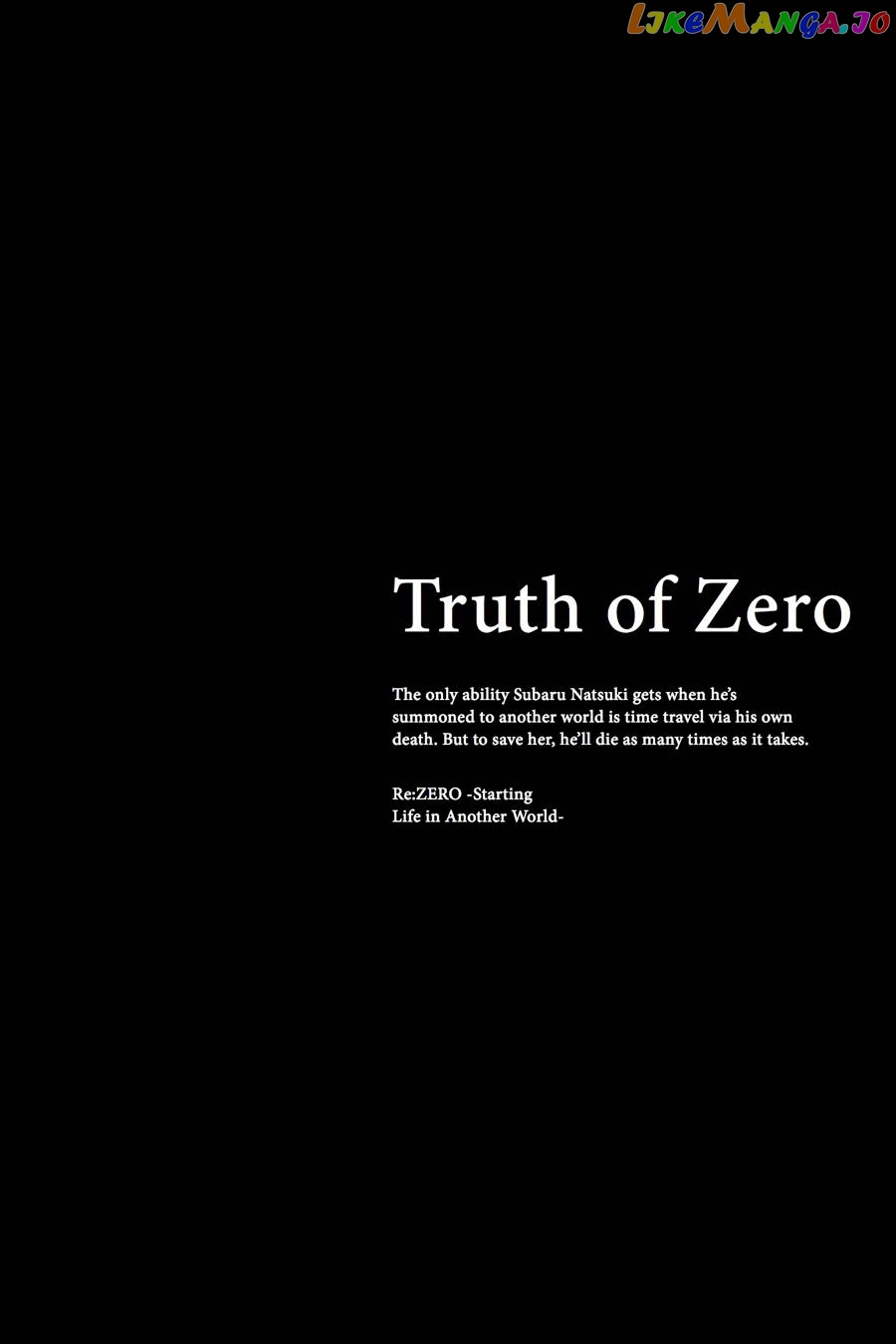 Read Re_Zero kara Hajimeru Isekai Seikatsu - Daisanshou - Truth of Zero ENGLISH Manga Online