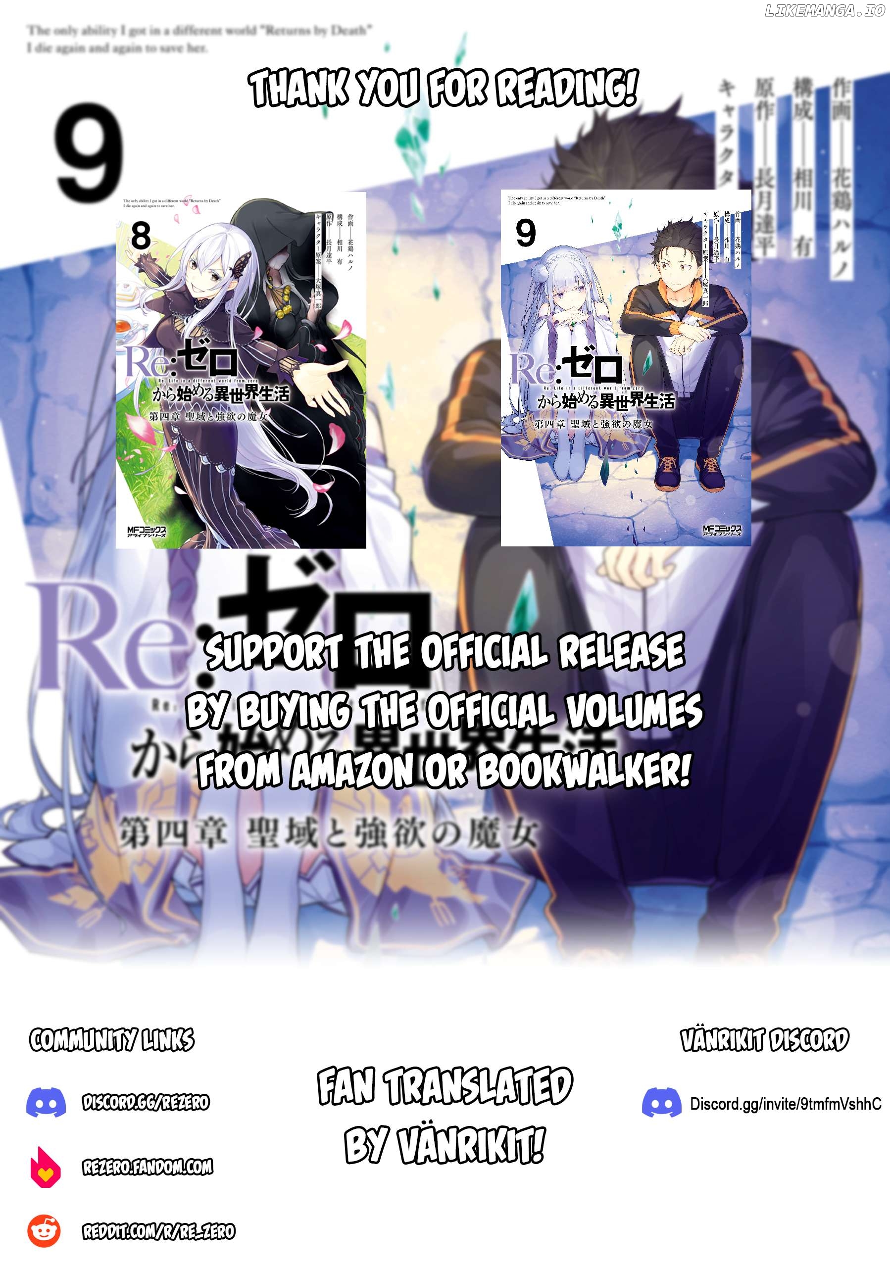 Read Re_zero Kara Hajimeru Isekai Seikatsu Dai 4-Shou - Seiiki To Gouyoku No Majo ENGLISH Manga Online