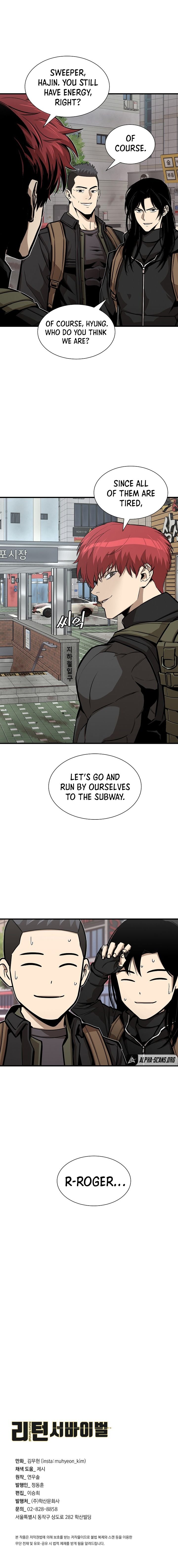 Read Return Survival ENGLISH Manga Online