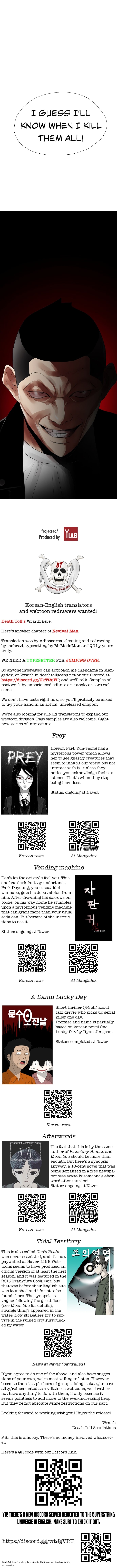 Read Revival Man ENGLISH Manga Online