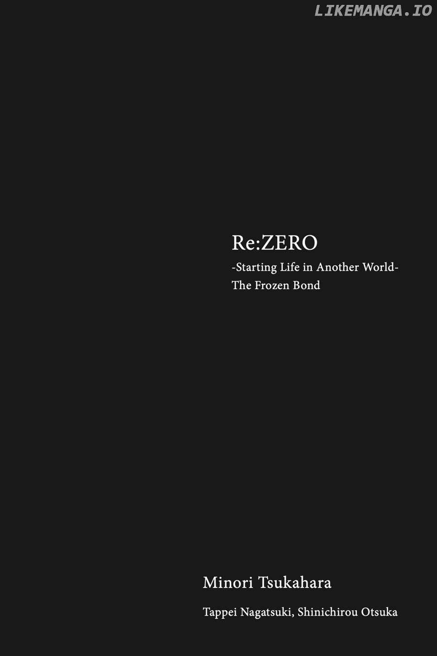 Read Rezero - Frozen Bond ENGLISH Manga Online
