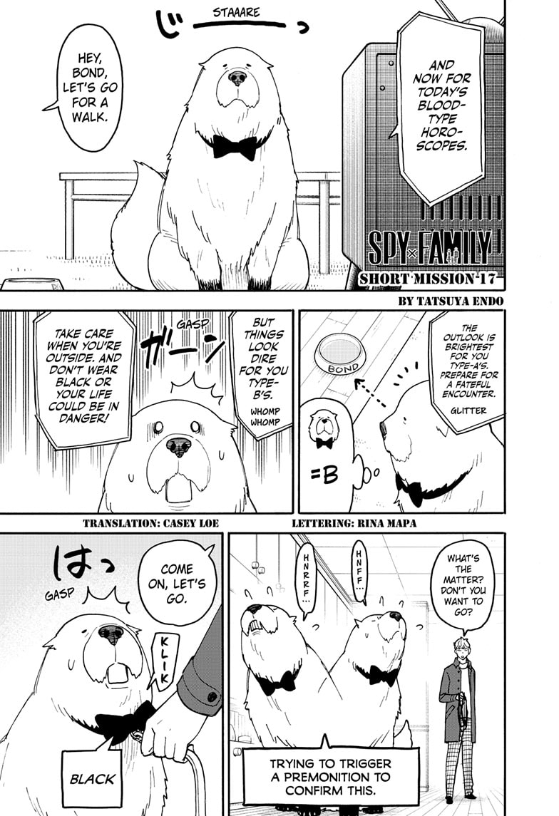 Read Spy x Family ENGLISH Manga Online