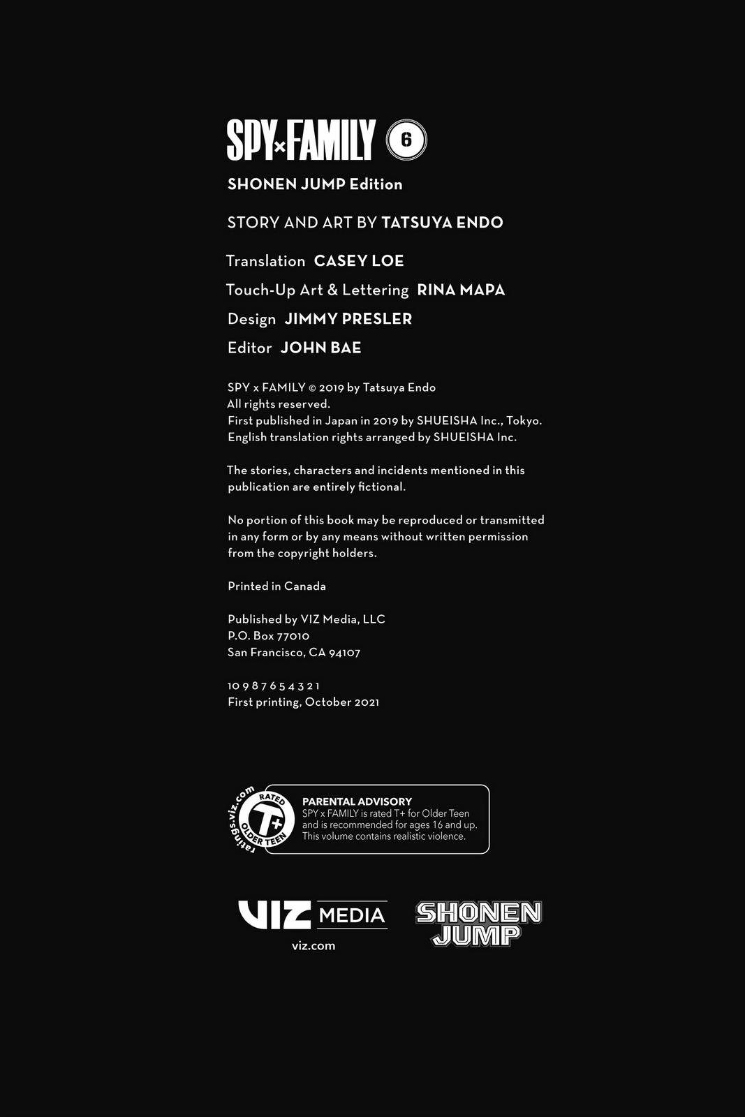 Read Spy x Family ENGLISH Manga Online