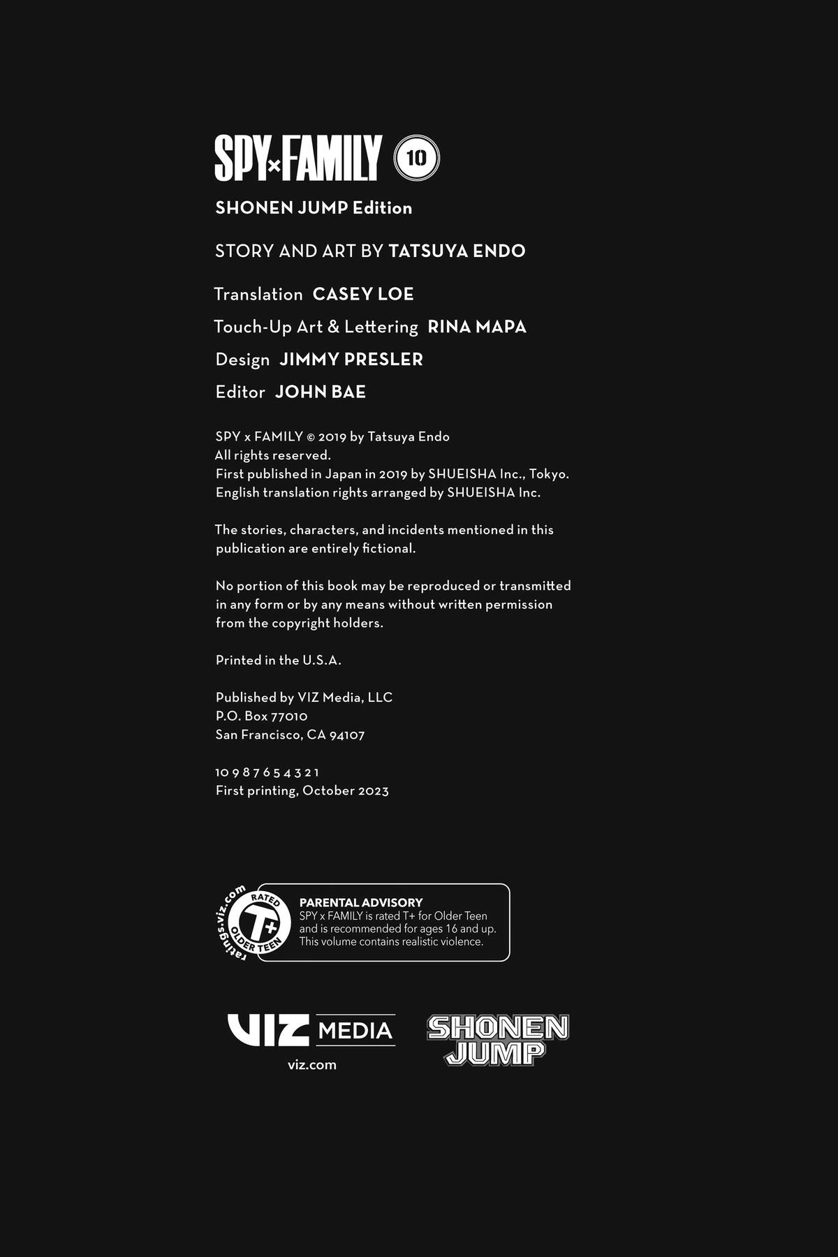 Read Spy x Family ENGLISH Manga Online