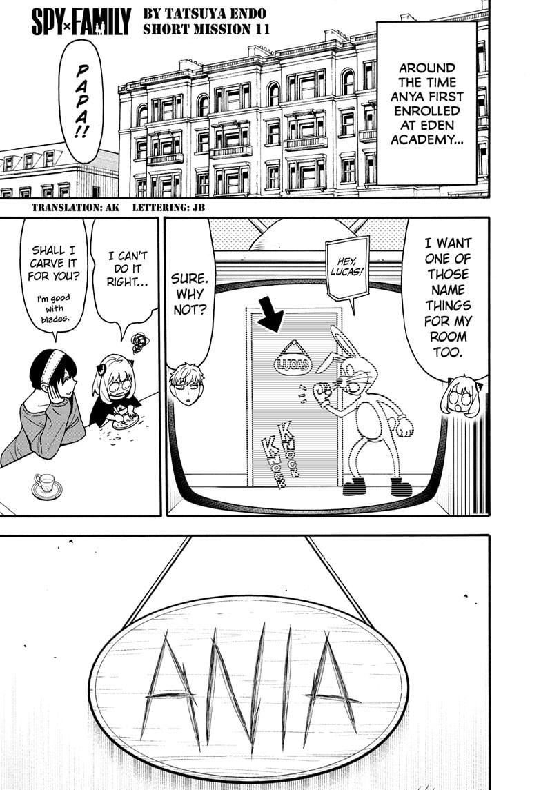 Read Spy x Family ENGLISH Manga Online