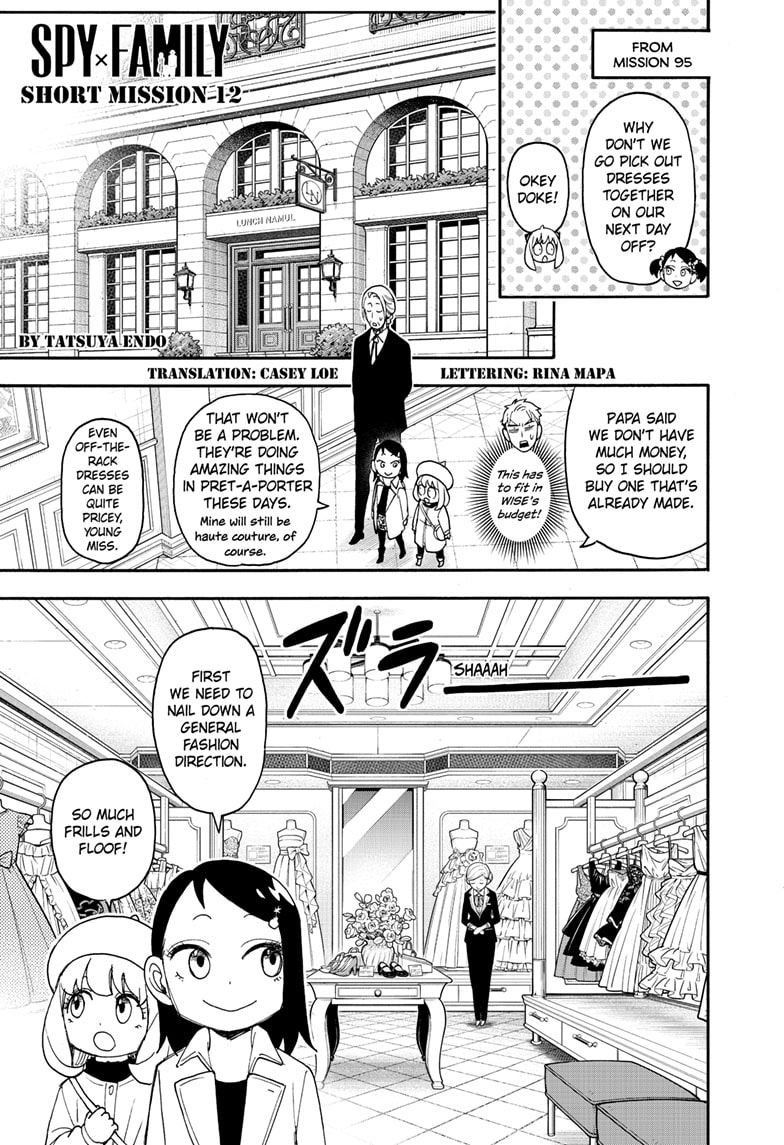 Read Spy x Family ENGLISH Manga Online