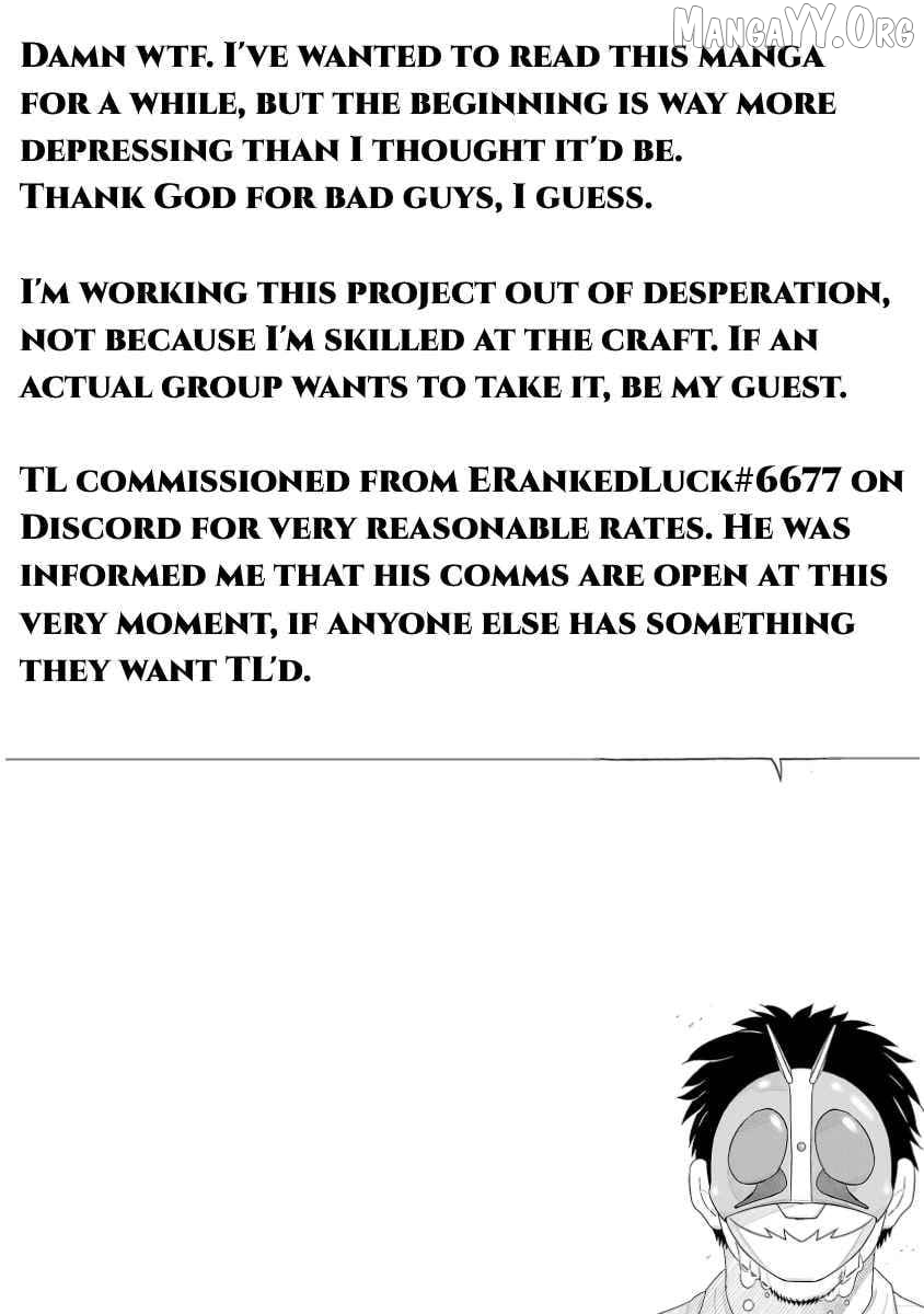 Read Tanzaburo Tojima Wants To Be Kamen Rider ENGLISH Manga Online