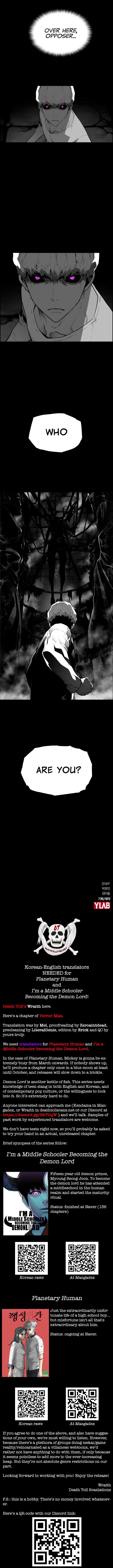 Read Terror Man ENGLISH Manga Online