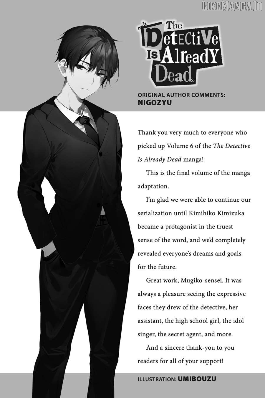 Read The Detective Is Already Dead ENGLISH Manga Online