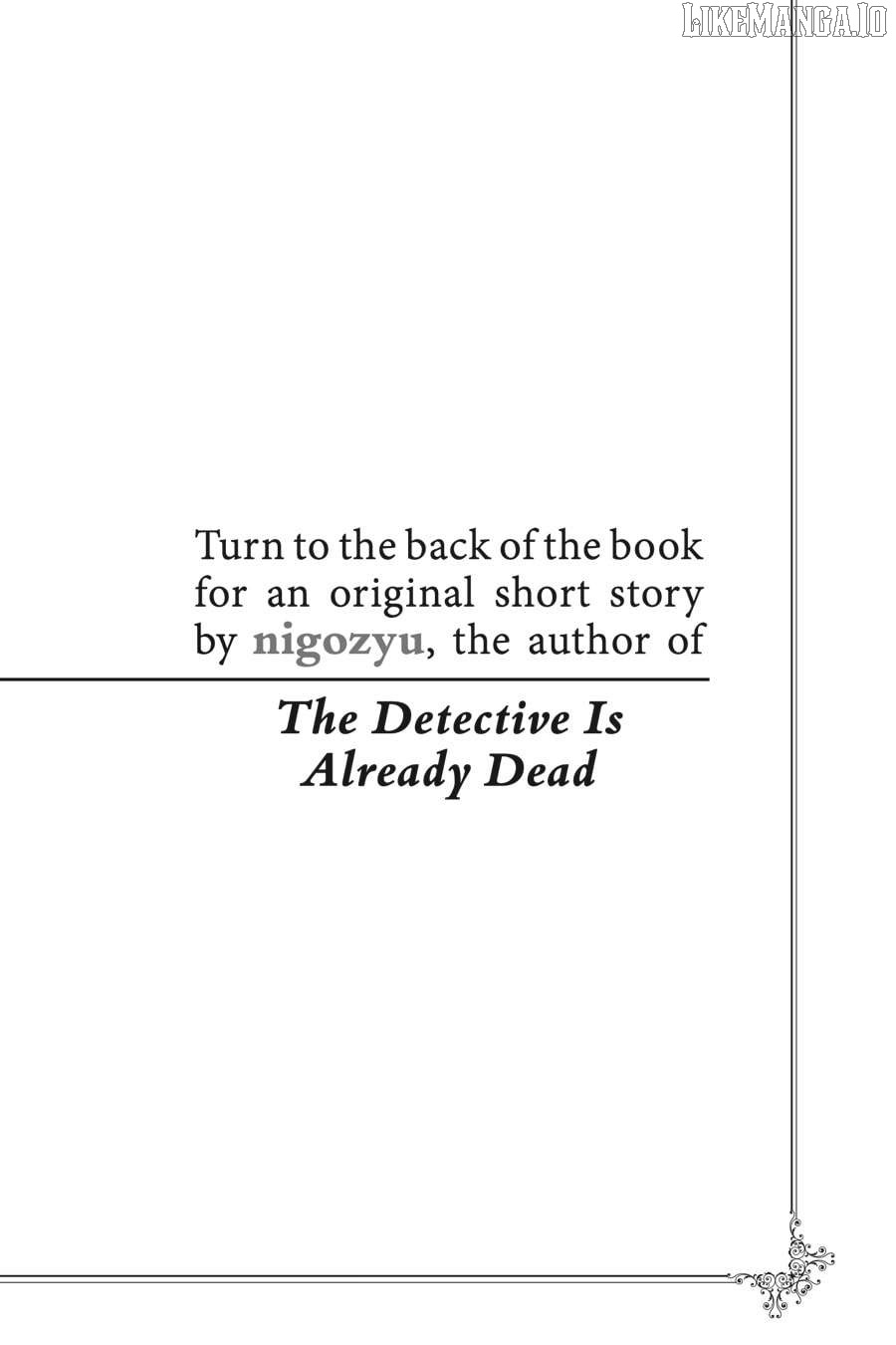 Read The Detective Is Already Dead ENGLISH Manga Online
