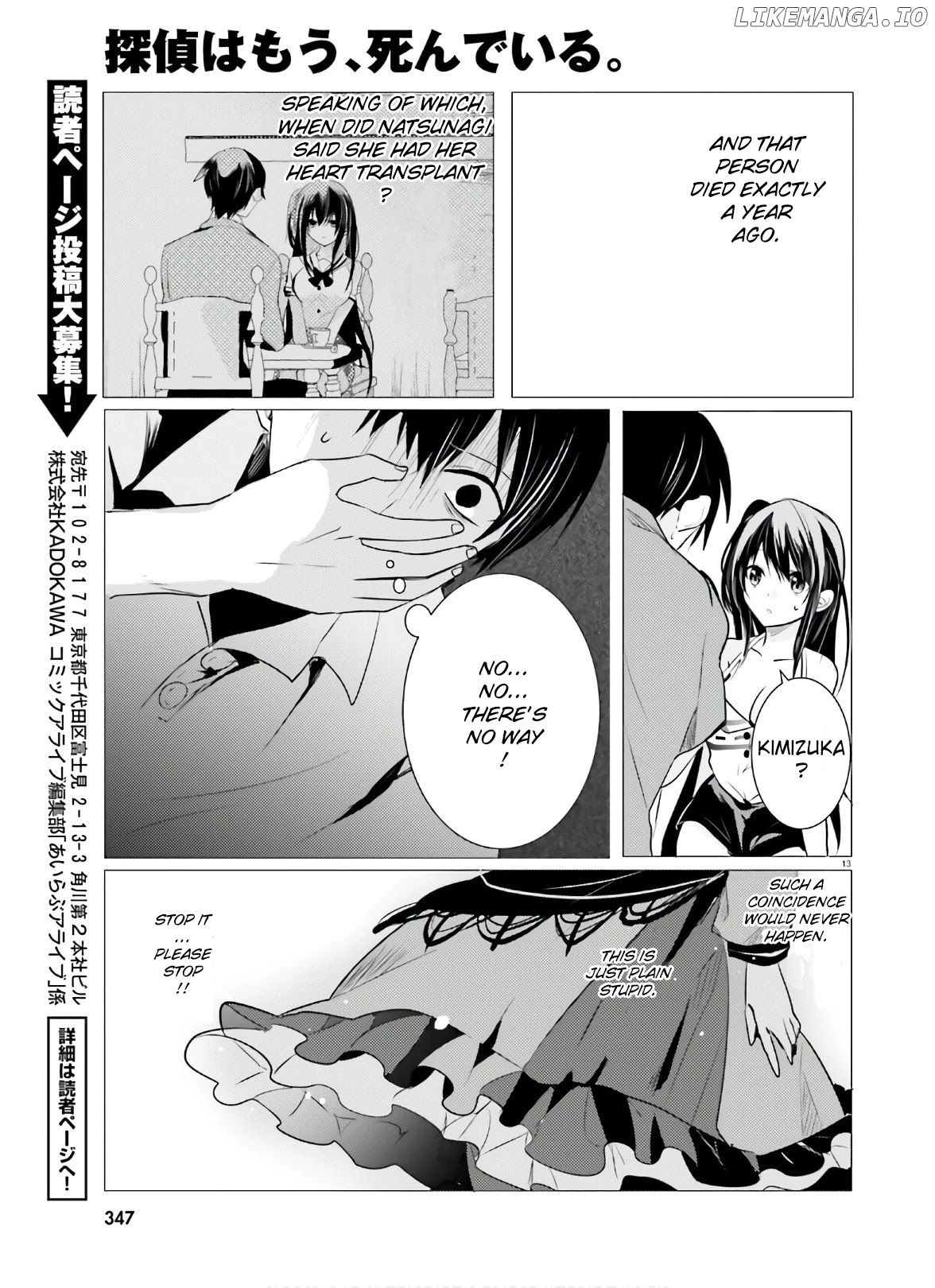 Read The Detective Is Already Dead ENGLISH Manga Online