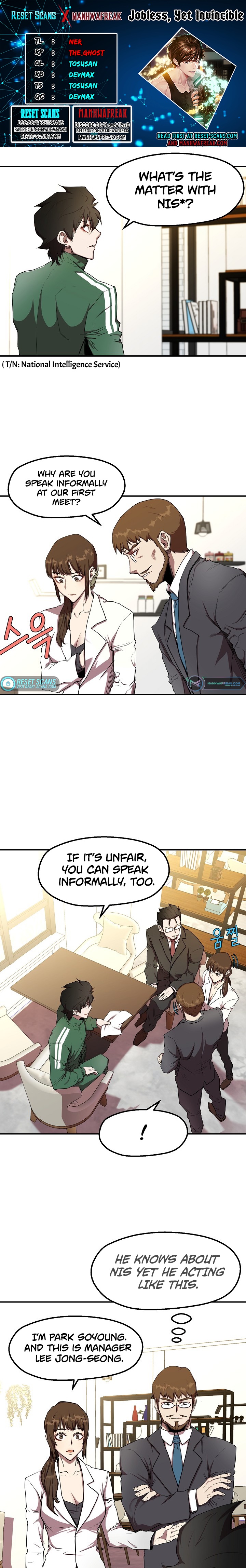 Read The Invincible Deadbeat ENGLISH Manga Online