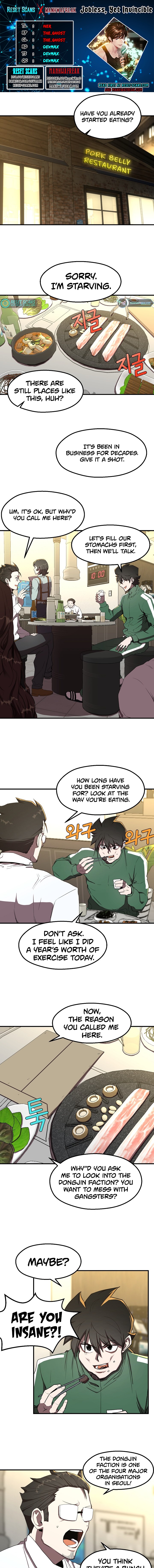 Read The Invincible Deadbeat ENGLISH Manga Online