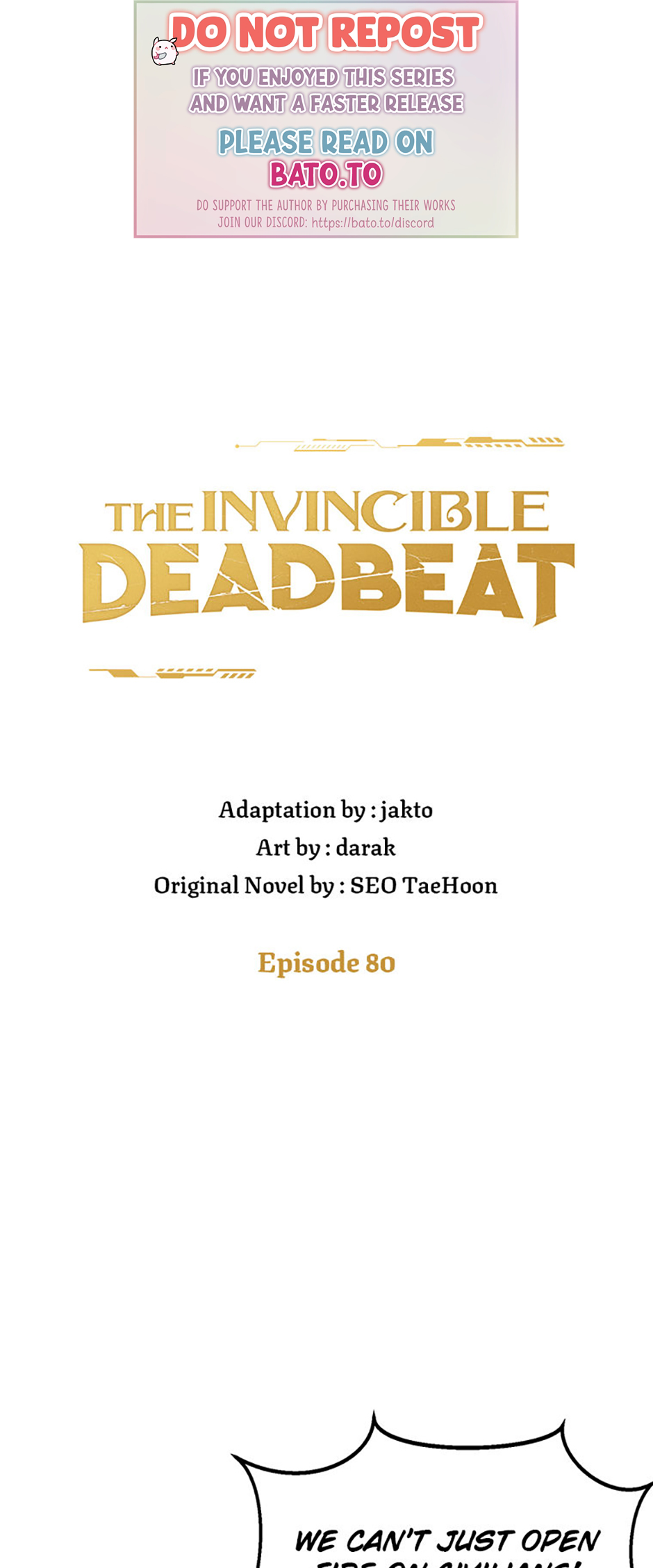 Read The Invincible Deadbeat ENGLISH Manga Online