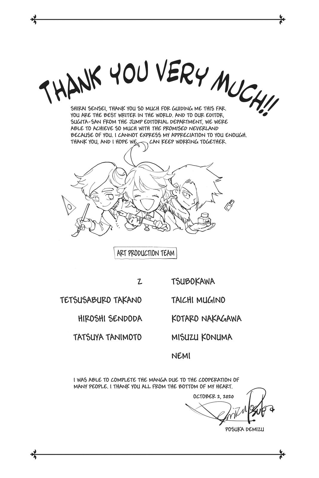 Read The Promised Neverland ENGLISH Manga Online