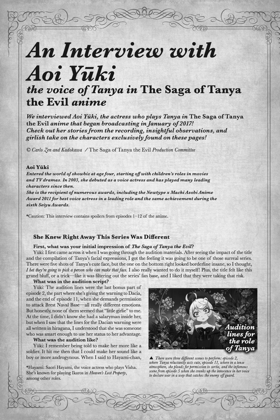 Read The Saga of Tanya the Evil ENGLISH Manga Online