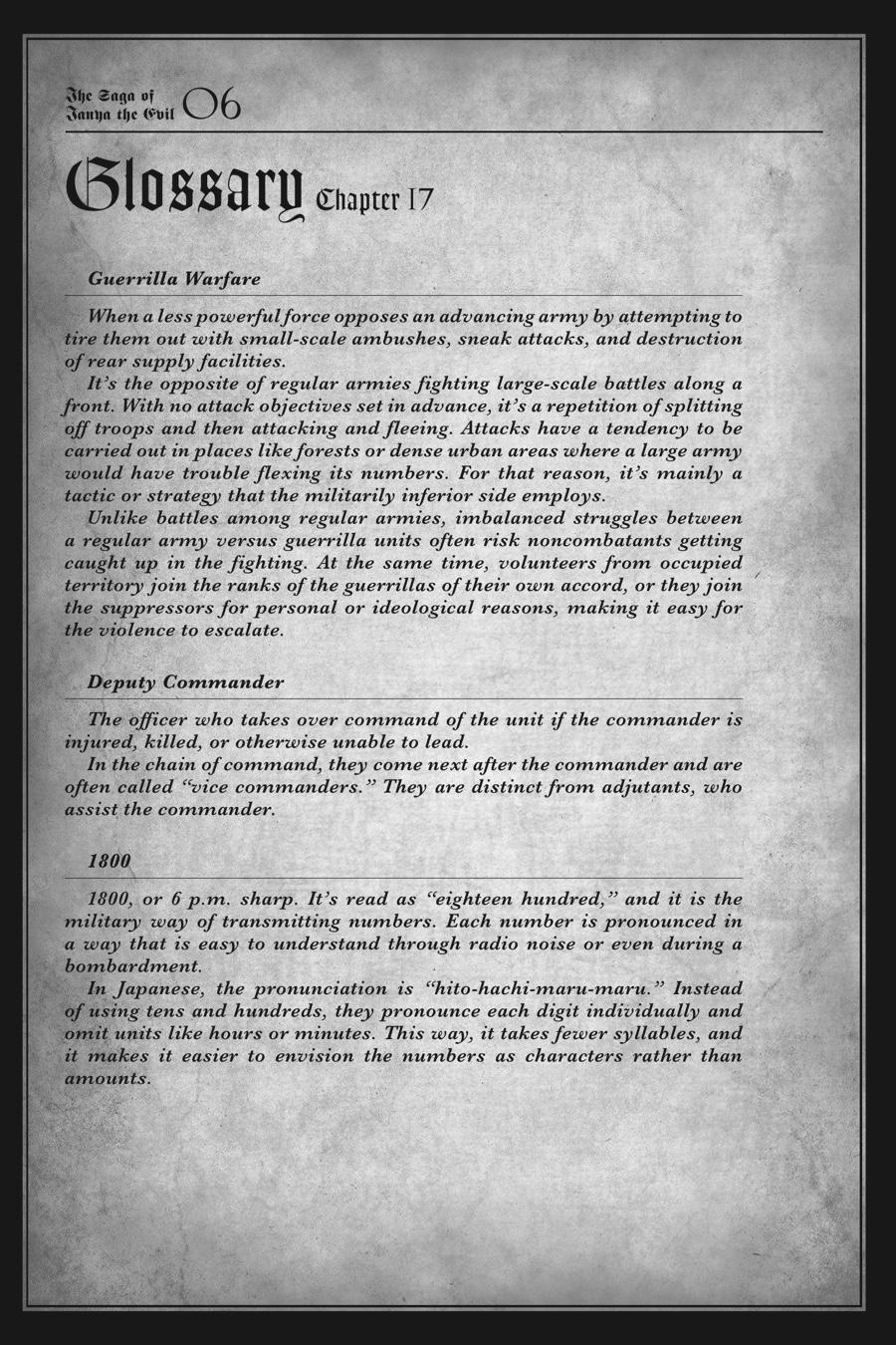 Read The Saga of Tanya the Evil ENGLISH Manga Online