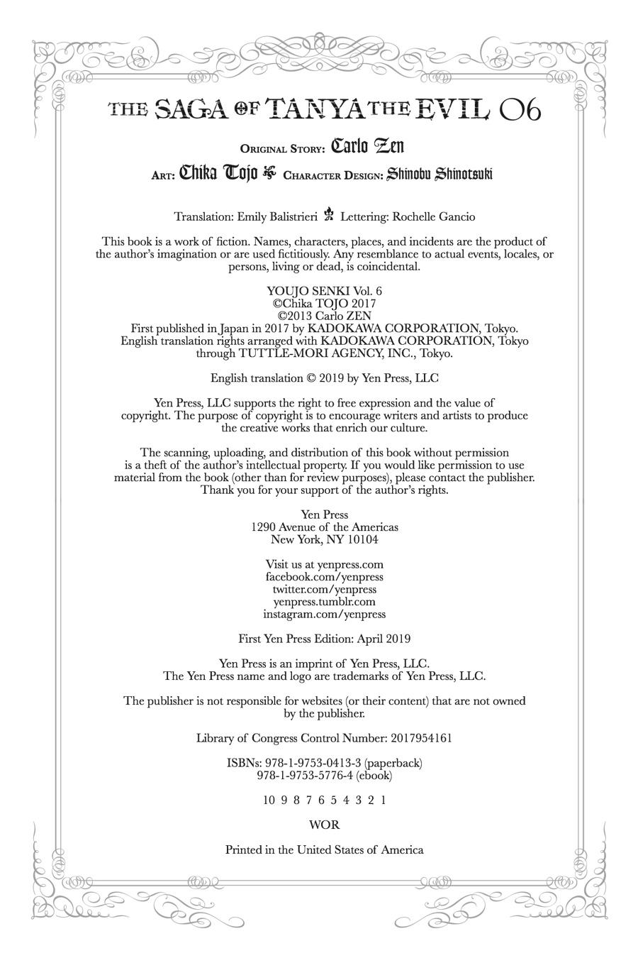 Read The Saga of Tanya the Evil ENGLISH Manga Online