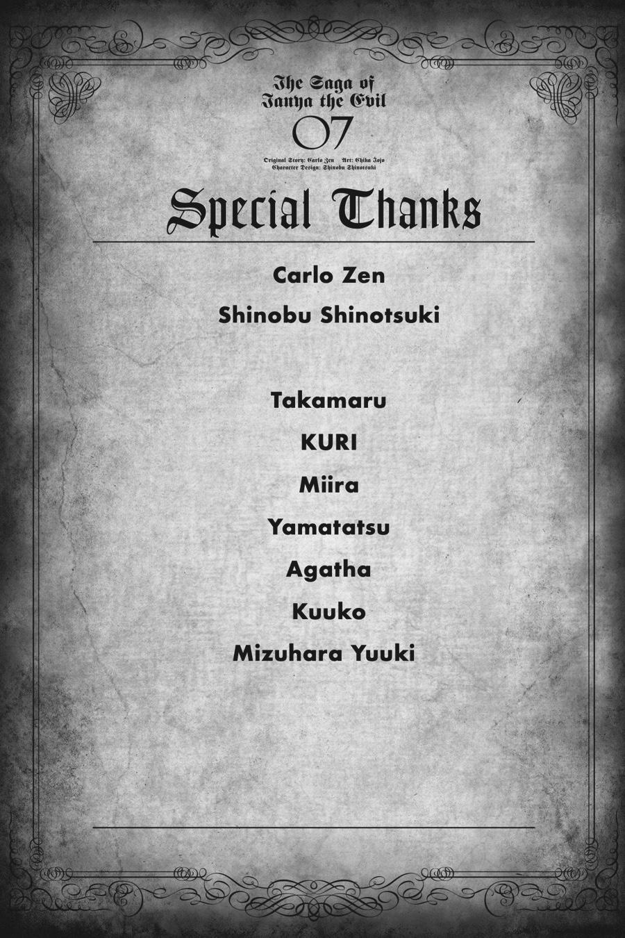 Read The Saga of Tanya the Evil ENGLISH Manga Online