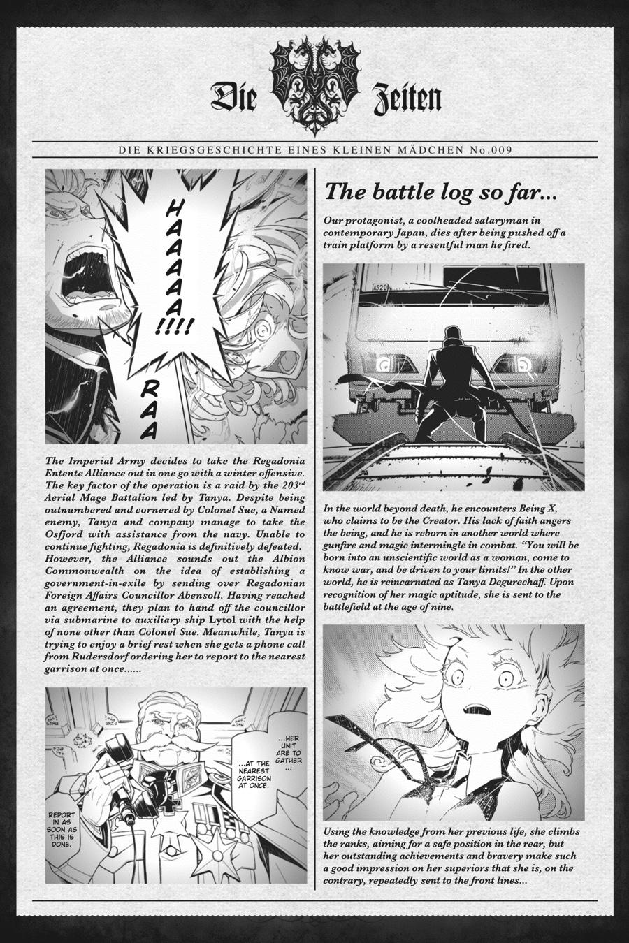 Read The Saga of Tanya the Evil ENGLISH Manga Online