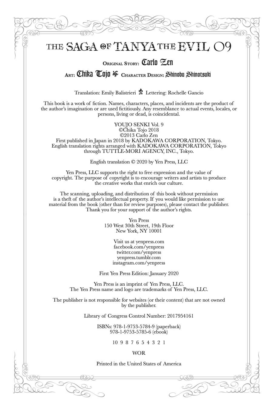 Read The Saga of Tanya the Evil ENGLISH Manga Online