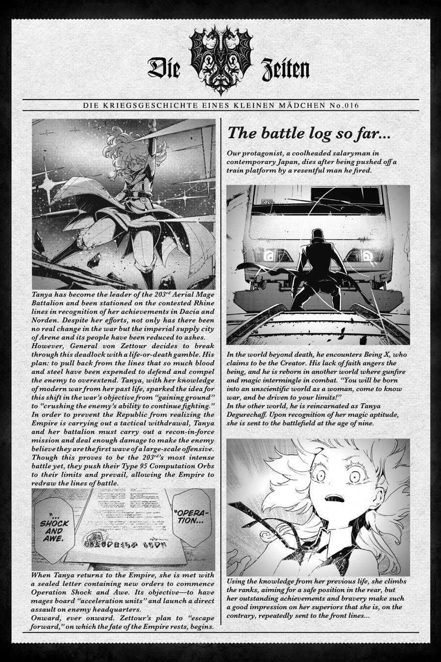 Read The Saga of Tanya the Evil ENGLISH Manga Online