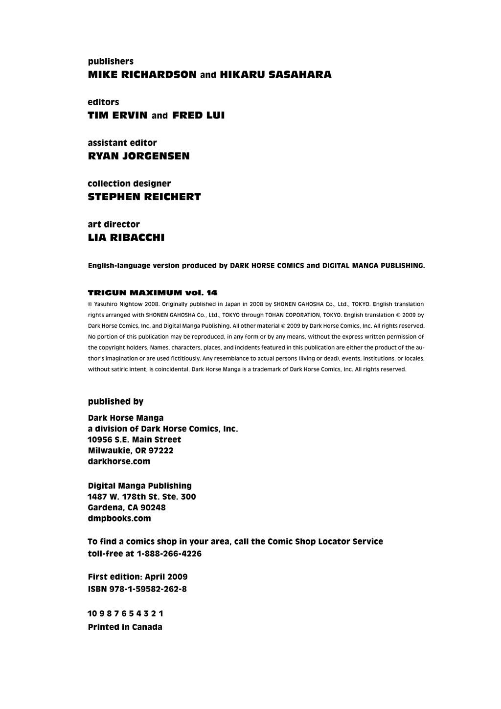 Read Trigun Maximum ENGLISH Manga Online