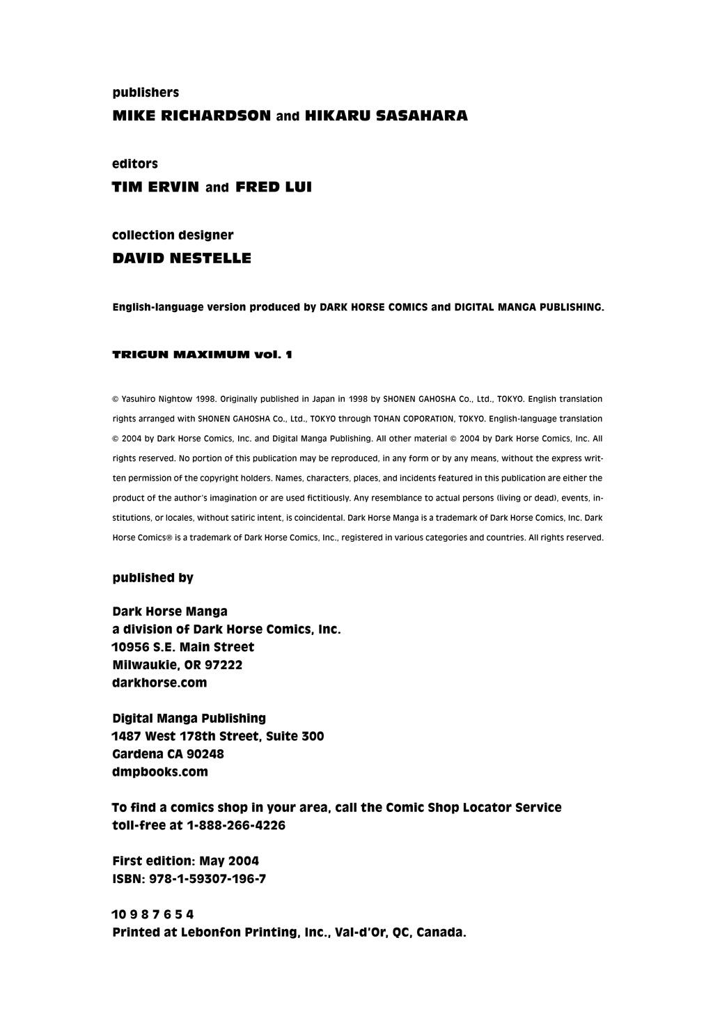 Read Trigun Maximum ENGLISH Manga Online