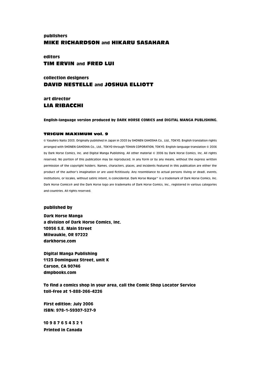 Read Trigun Maximum ENGLISH Manga Online