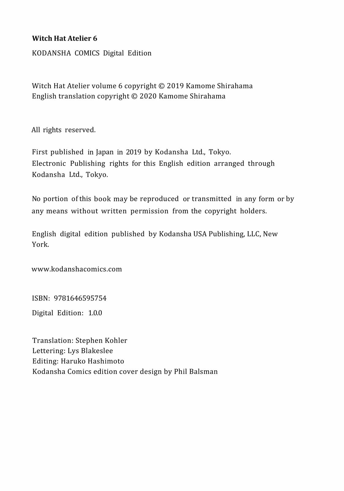 Read Witch Hat Atelier ENGLISH Manga Online