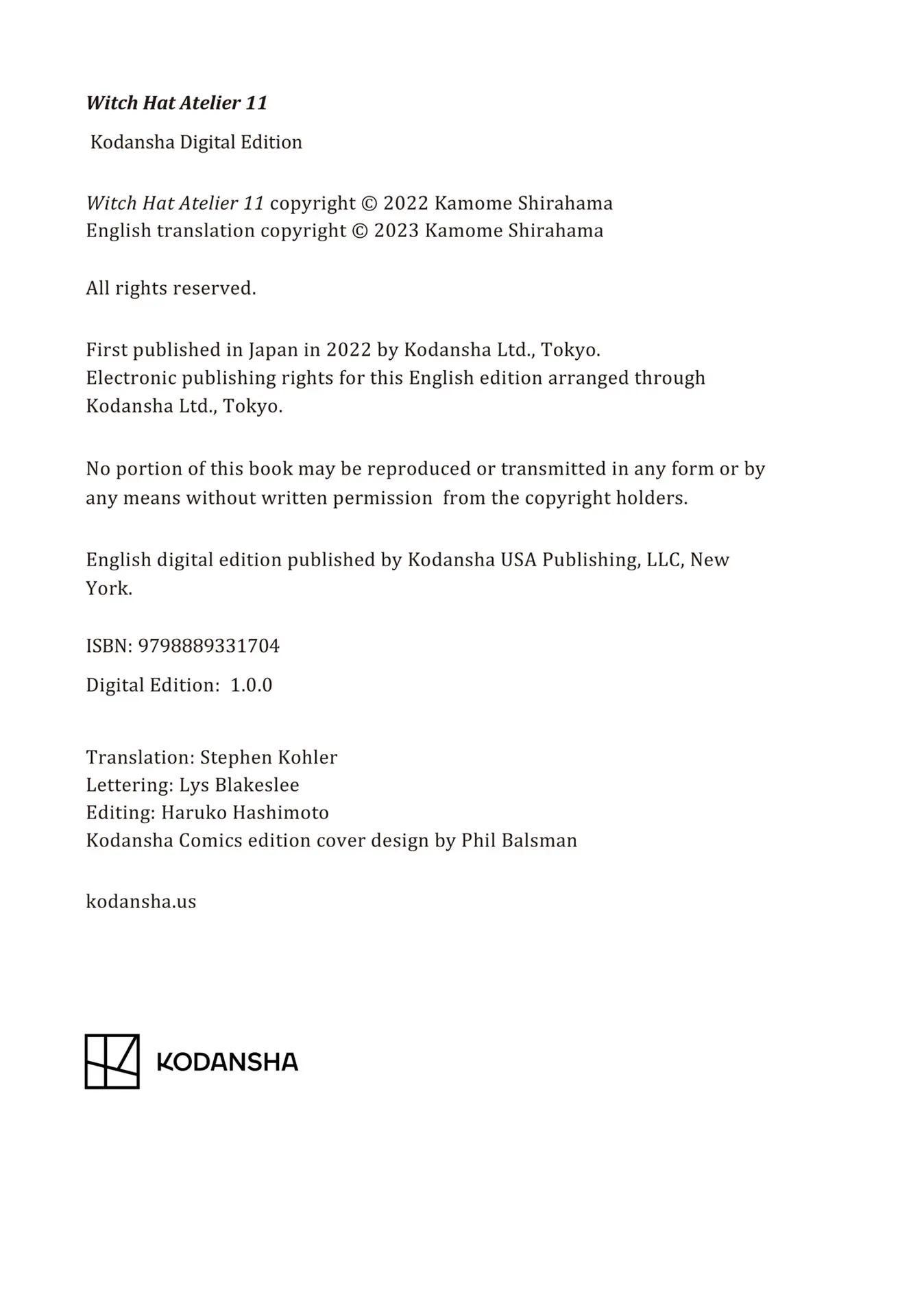 Read Witch Hat Atelier ENGLISH Manga Online