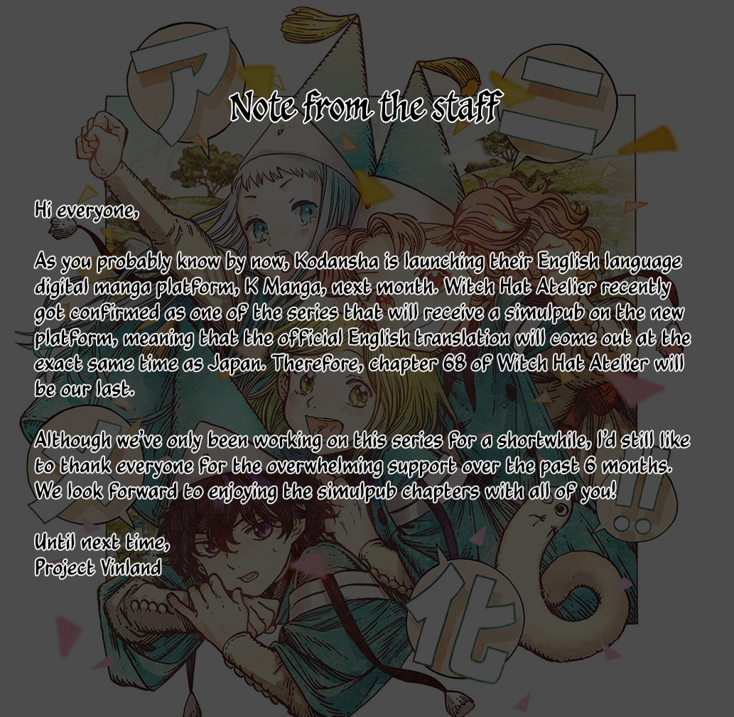 Read Witch Hat Atelier ENGLISH Manga Online